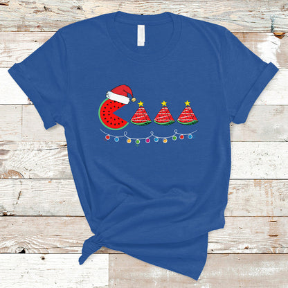 christmas-in-july-t-shirt-lighting-santa-watermelon-pie-eating-christmas-in-july