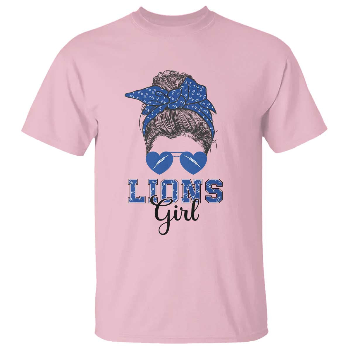 lions-girl-t-shirt-messy-bun-funny-sports-fan-team