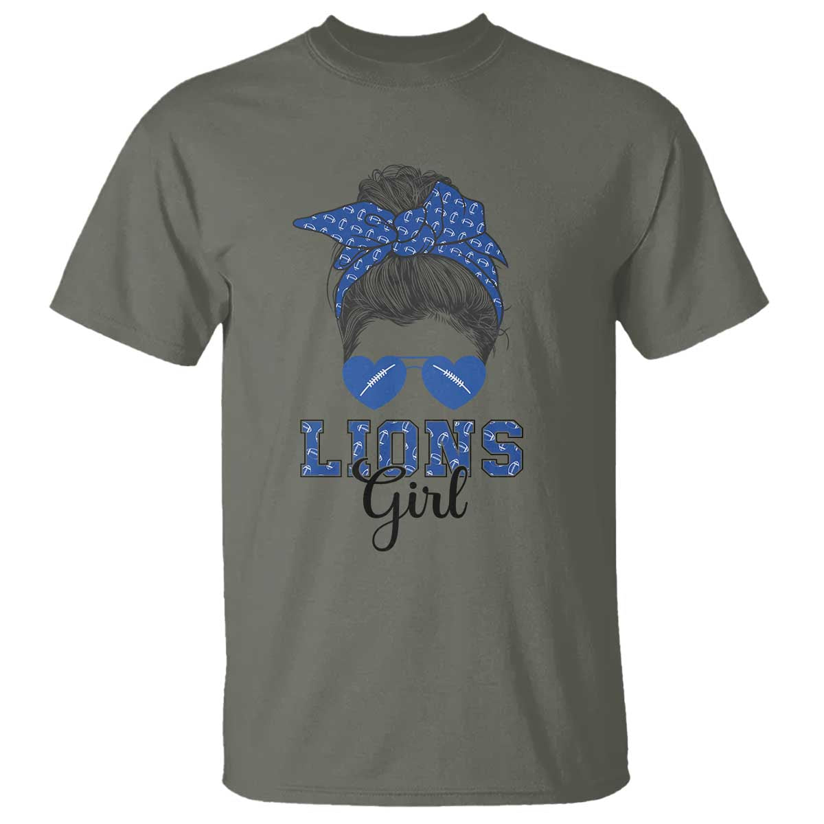 lions-girl-t-shirt-messy-bun-funny-sports-fan-team