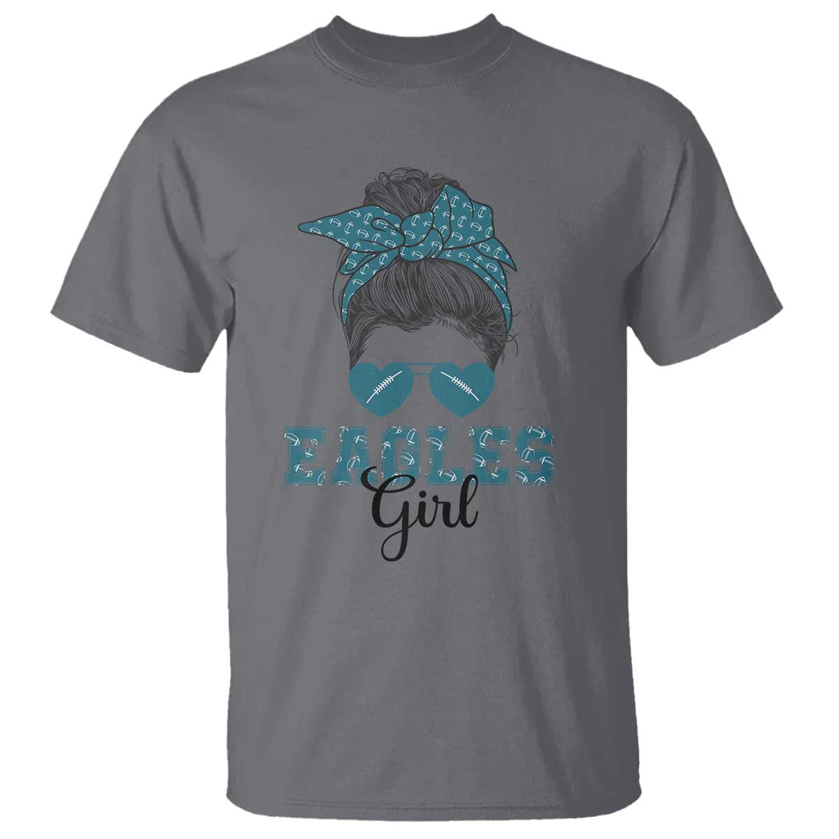eagles-girl-t-shirt-messy-bun-funny-sports-fan-team