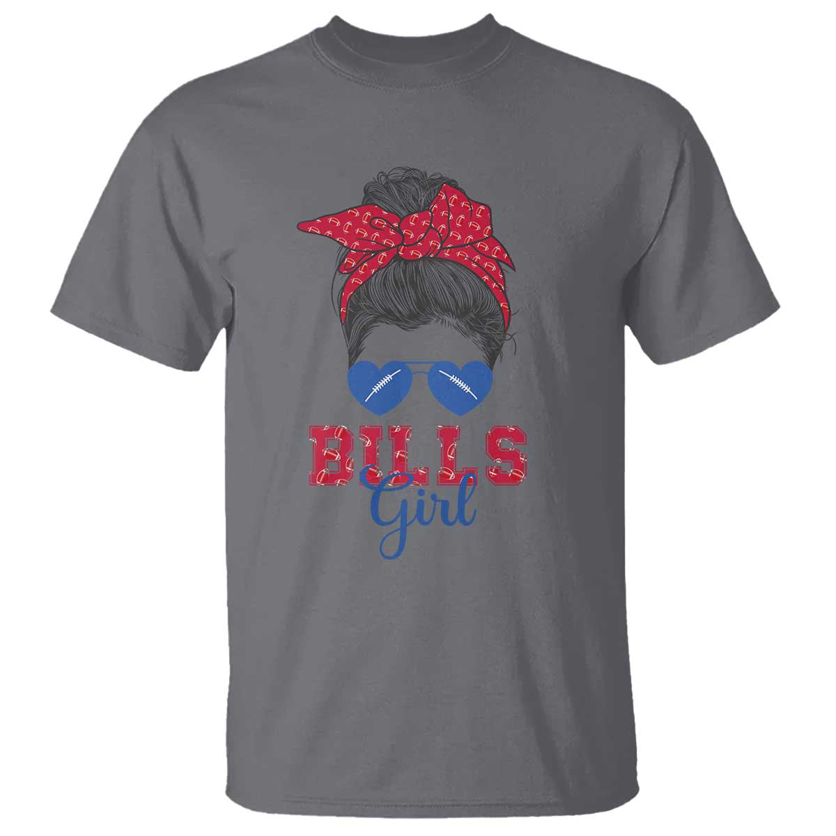 bills-girl-t-shirt-messy-bun-funny-sports-fan-team