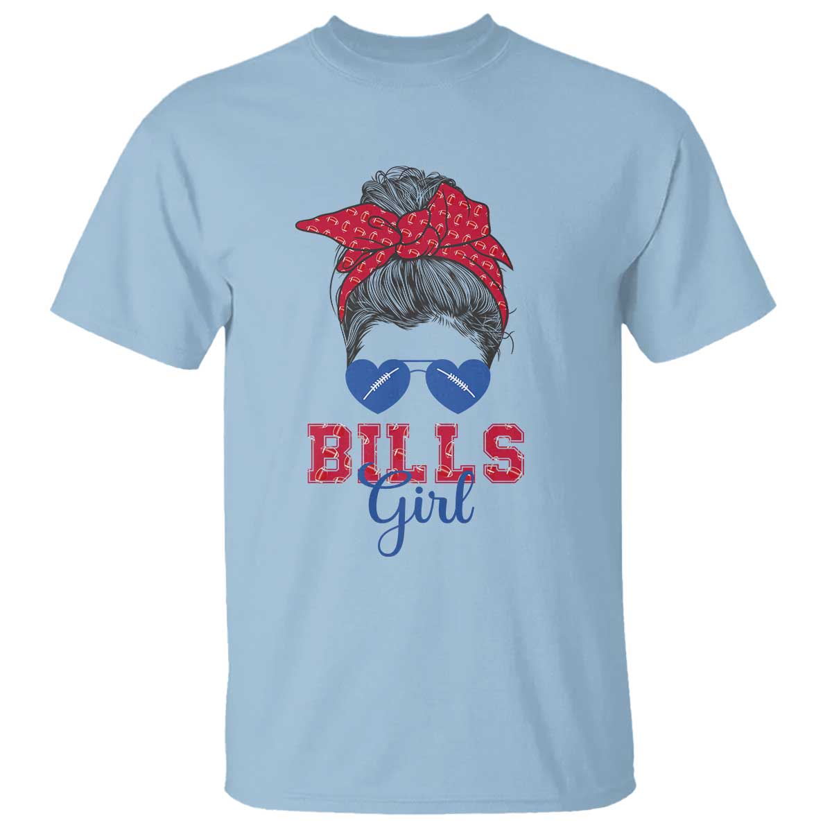 bills-girl-t-shirt-messy-bun-funny-sports-fan-team