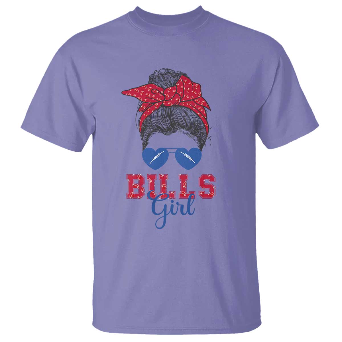 bills-girl-t-shirt-messy-bun-funny-sports-fan-team
