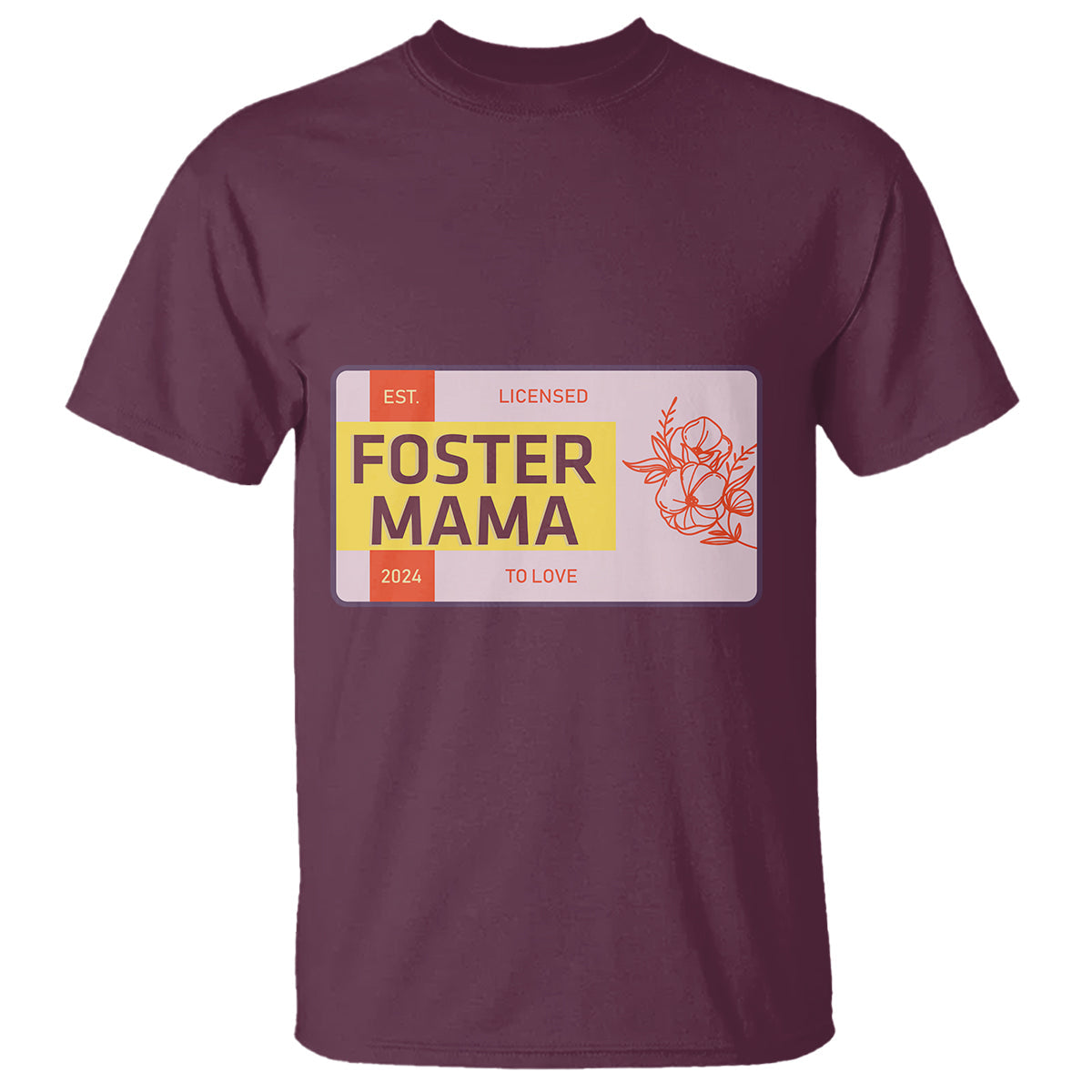foster-mama-t-shirt-licensed-to-love-est-2024-adoptive-mom