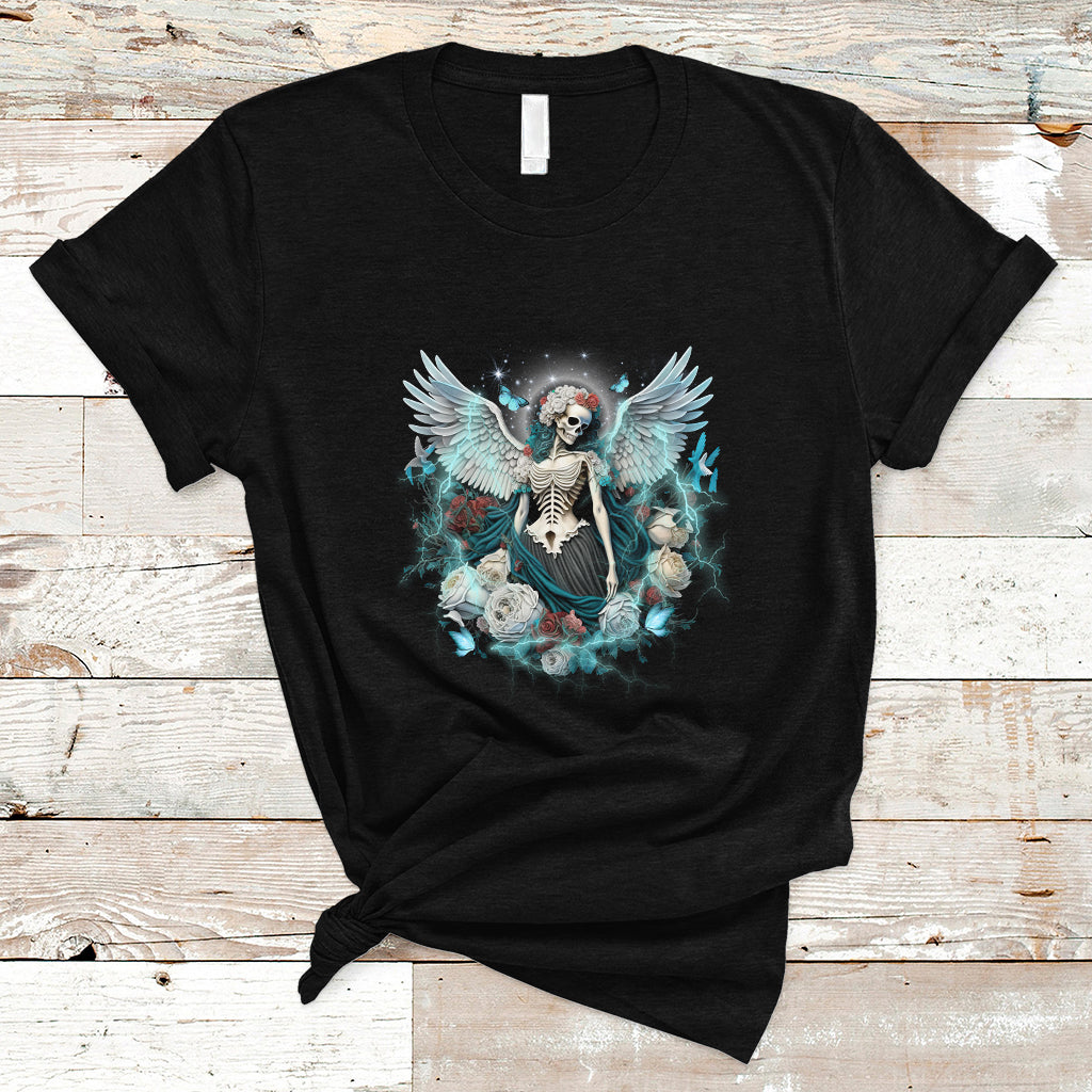 floral-gothic-skeleton-t-shirt-floral-gothic-skeleton-goblincore-karma-fairy-roses-skull-floral-skeleton-angel-in-my-next-life-i-want-to-be-the-karma-fairy