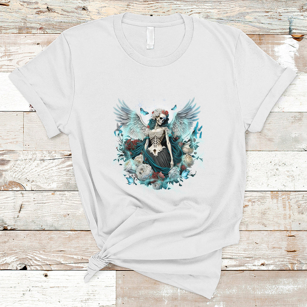 floral-gothic-skeleton-t-shirt-floral-gothic-skeleton-goblincore-karma-fairy-roses-skull-floral-skeleton-angel-in-my-next-life-i-want-to-be-the-karma-fairy
