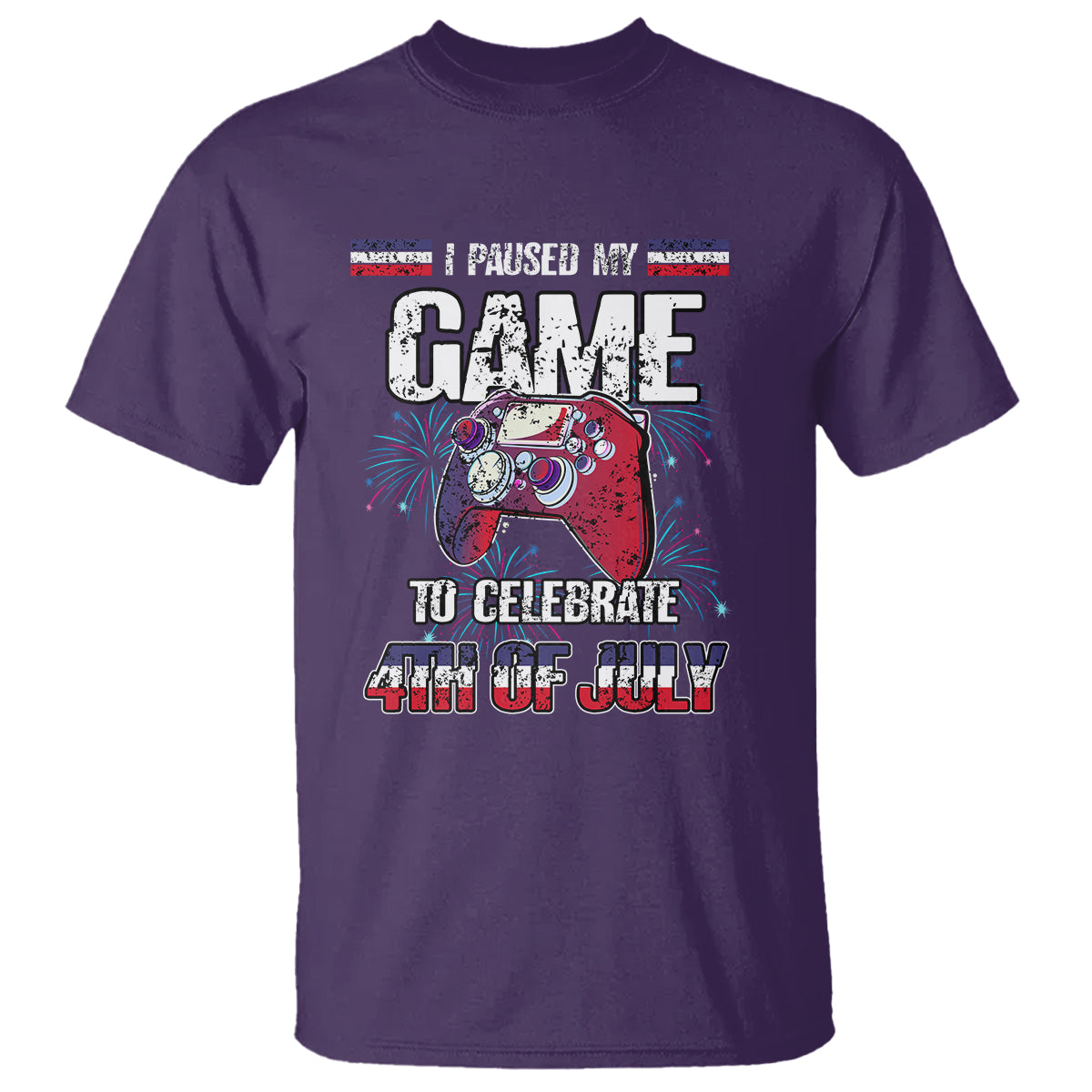 funny-4th-of-july-gamer-t-shirt-i-paused-my-game-to-celebrate-video-game-lover