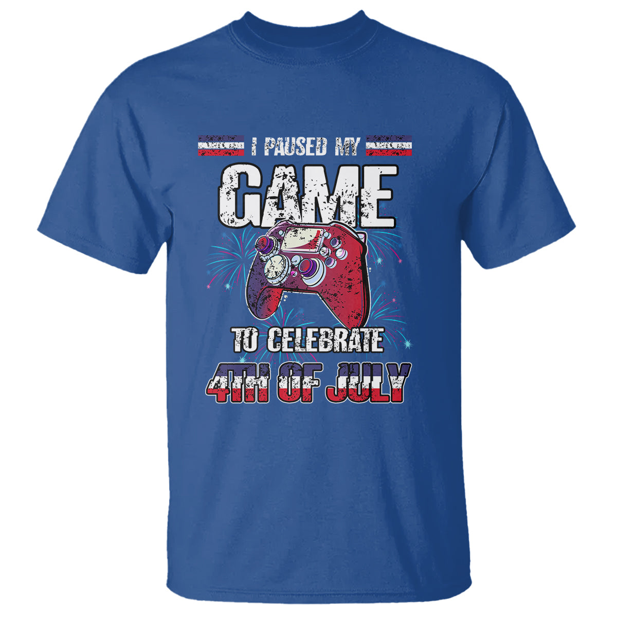 funny-4th-of-july-gamer-t-shirt-i-paused-my-game-to-celebrate-video-game-lover