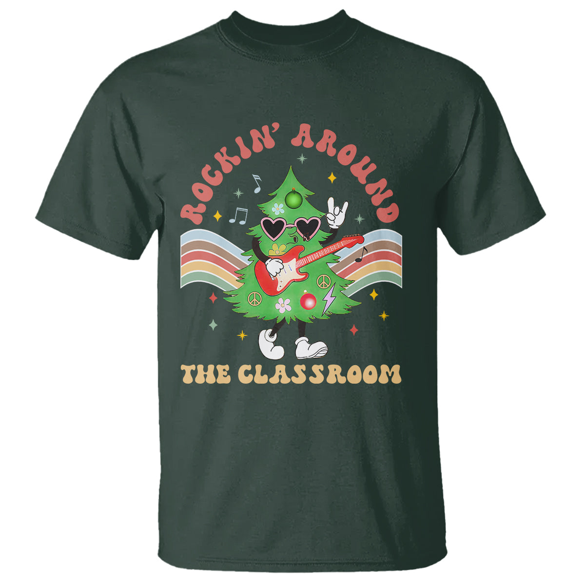teacher-christmas-t-shirt-rockin-around-the-classroom-groovy-xmas-tree