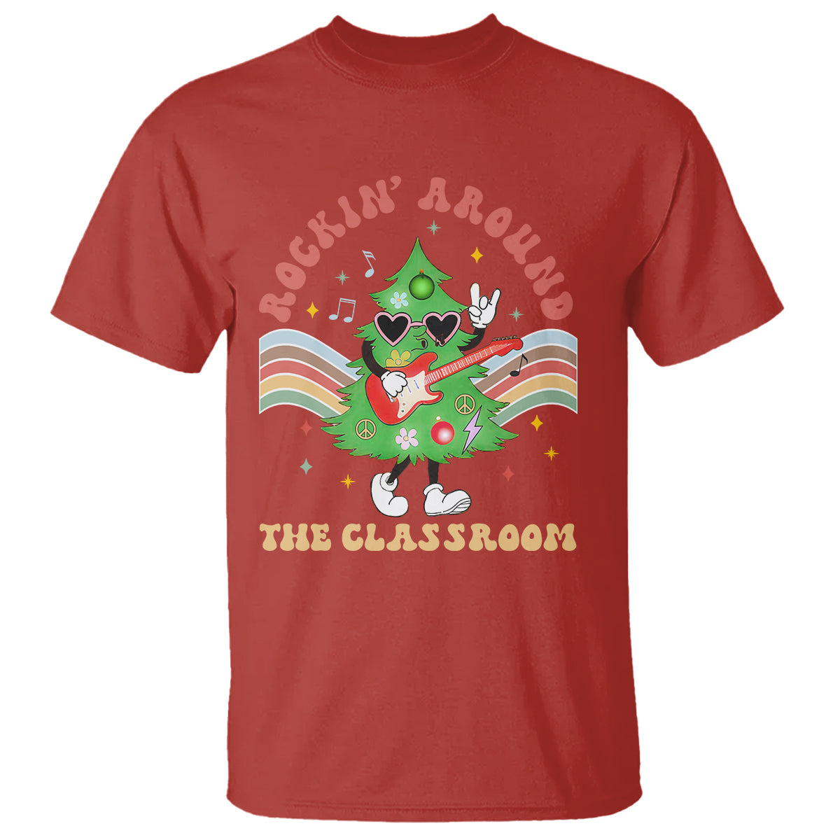 teacher-christmas-t-shirt-rockin-around-the-classroom-groovy-xmas-tree