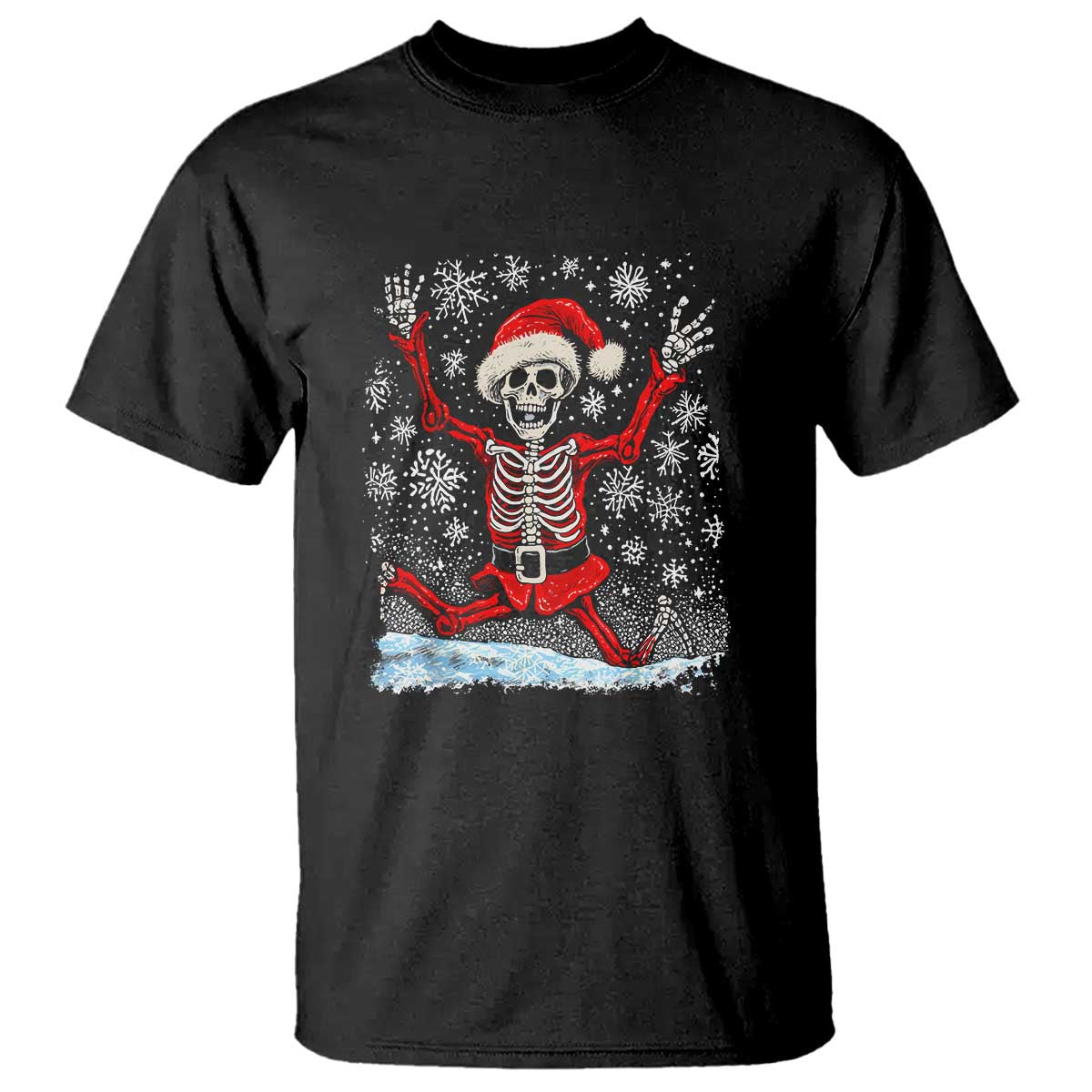 dancing-skeleton-christmas-t-shirt-snowy-xmas-night-santa