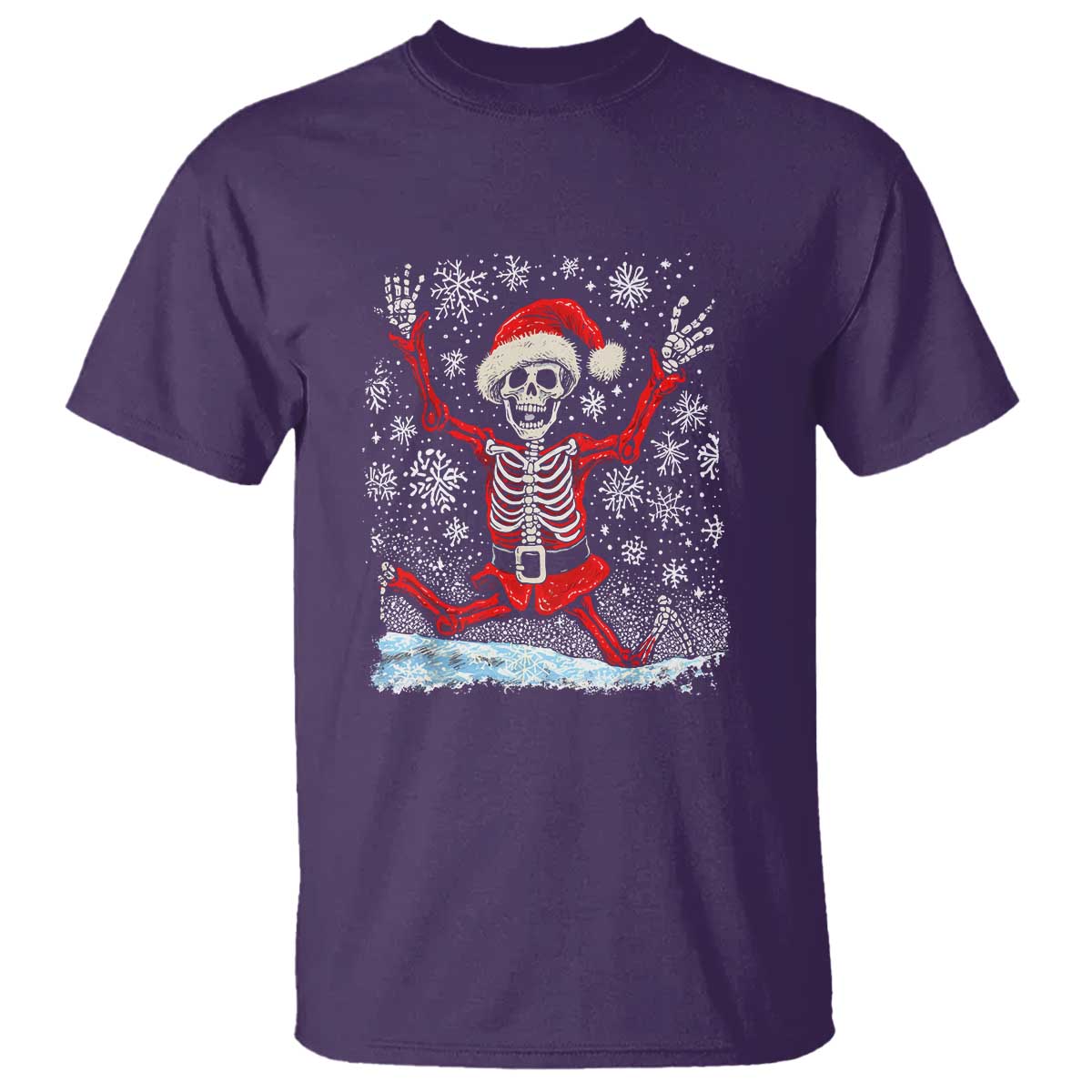 dancing-skeleton-christmas-t-shirt-snowy-xmas-night-santa