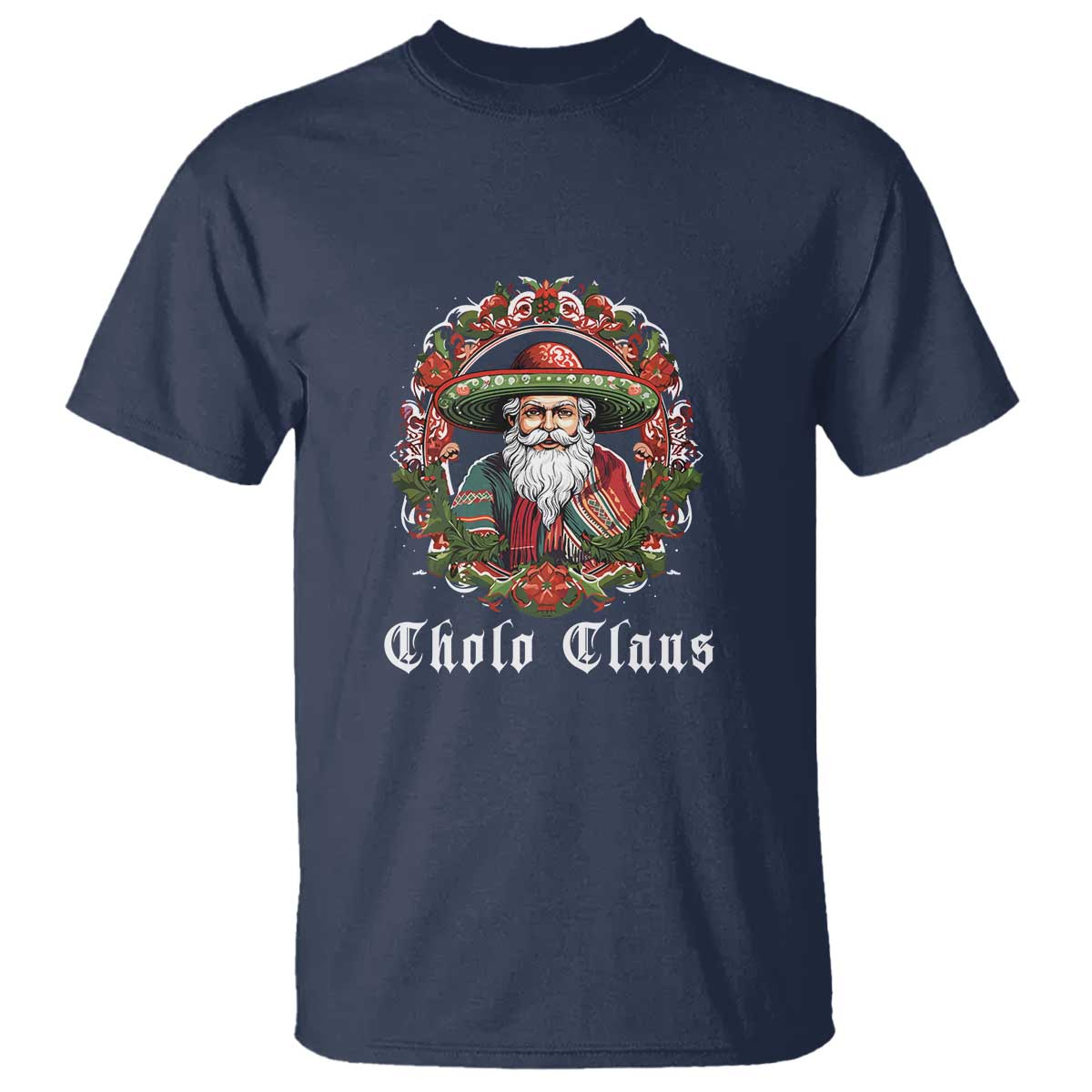 mexican-christmas-cholo-claus-santa-t-shirt-funny-xmas-in-mexico-latin-america