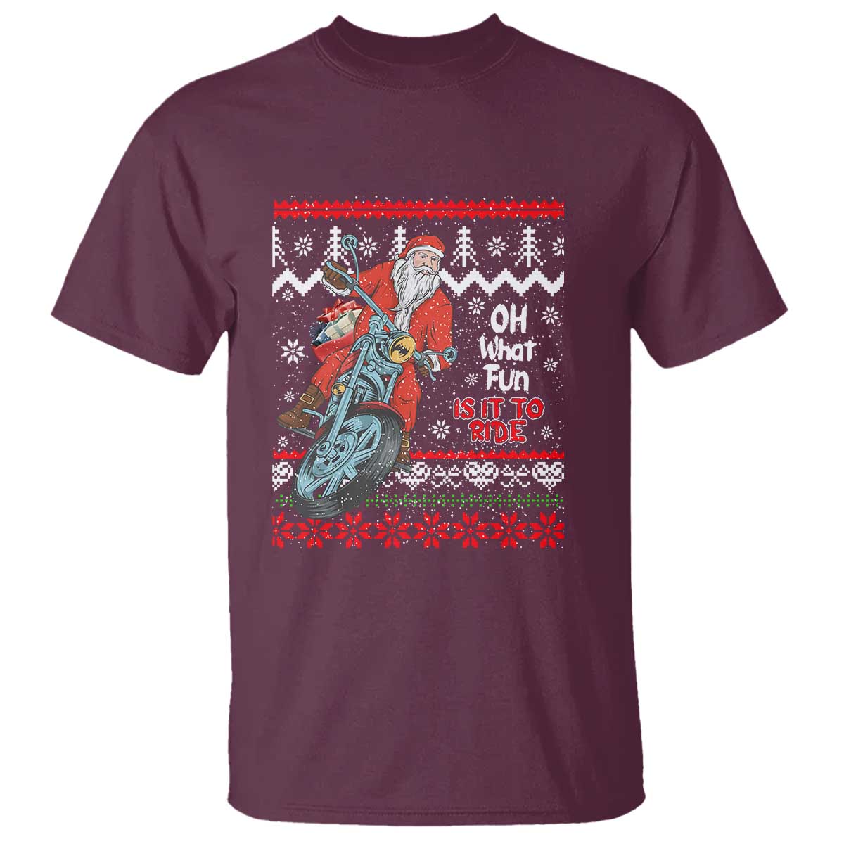 biker-santa-claus-t-shirt-christmas-motorcycle-oh-what-fun-it-is-to-ride-ugly-sweater
