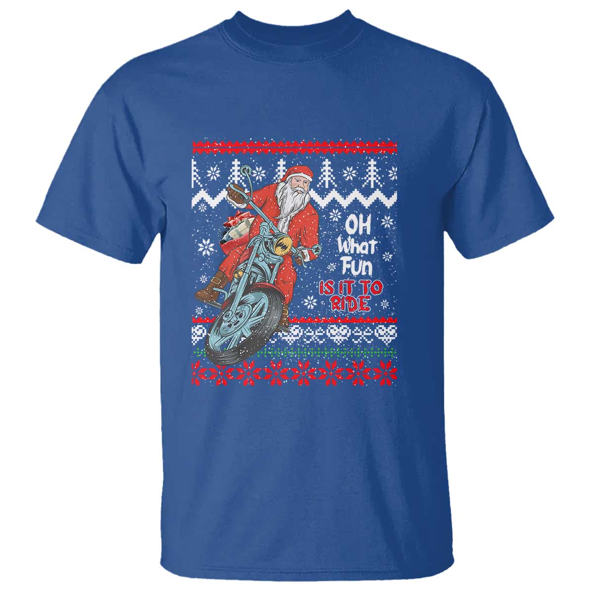 biker-santa-claus-t-shirt-christmas-motorcycle-oh-what-fun-it-is-to-ride-ugly-sweater