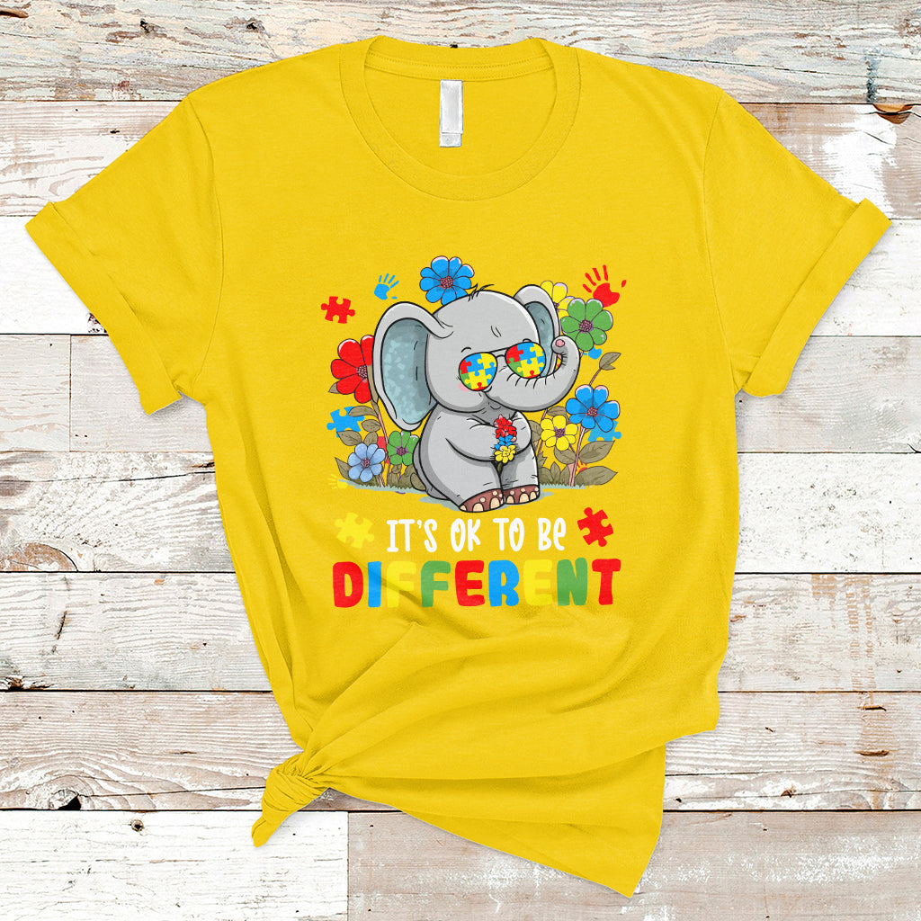 autism-awareness-acceptance-its-ok-to-be-different-elephant-t-shirt-ts02