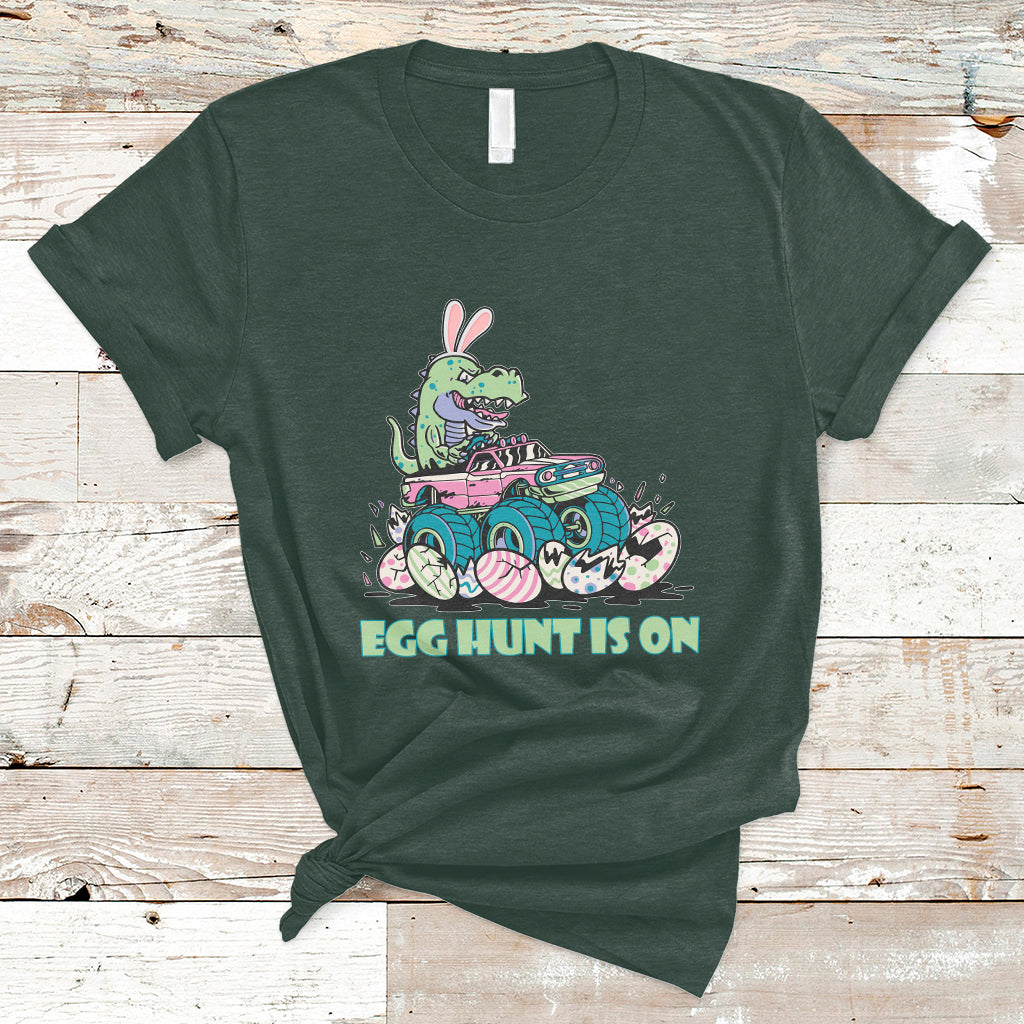 egg-hunt-is-on-funny-easter-dinosaur-bunny-boys-kid-toddler-t-shirt-ts02