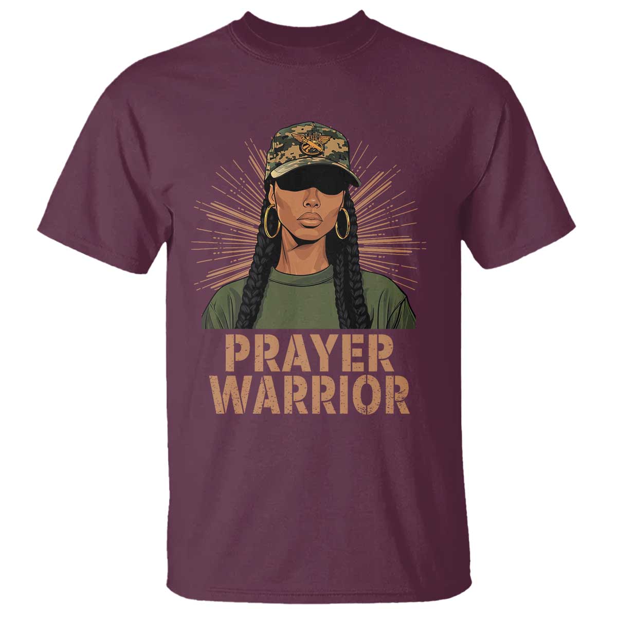 black-prayer-warrior-t-shirt-jesus-god-christian-camo-girl