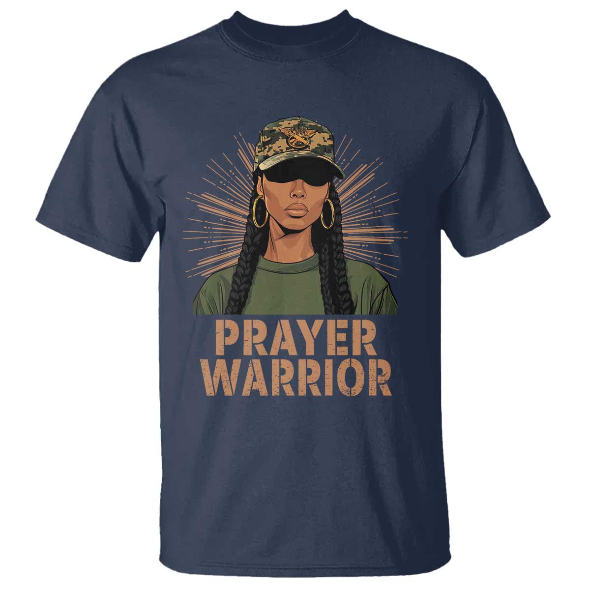 black-prayer-warrior-t-shirt-jesus-god-christian-camo-girl