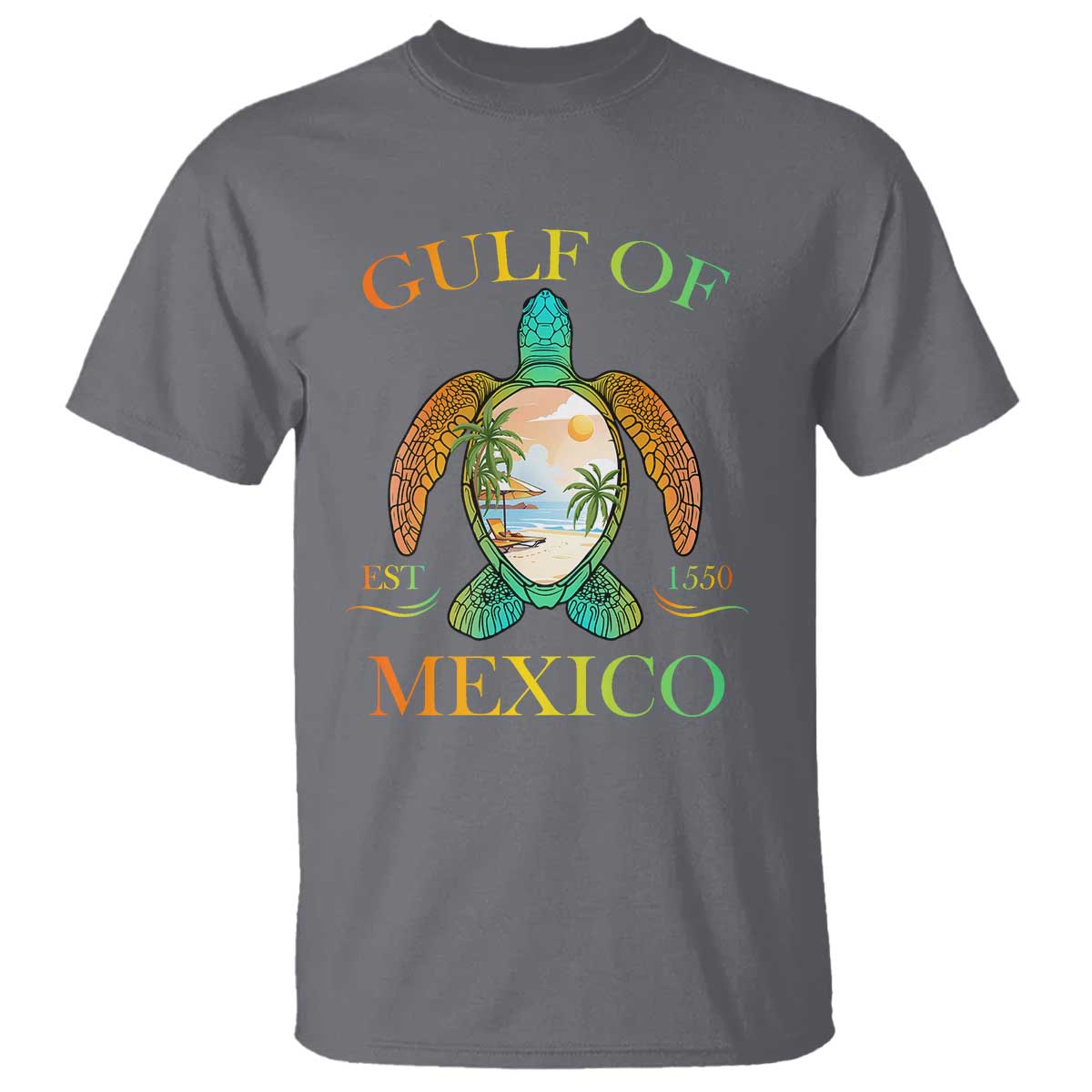 gulf-of-america-est-2025-t-shirt-funny-turtle-beach-vibe