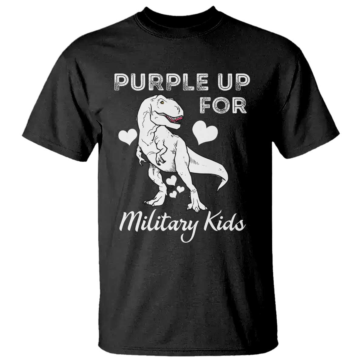 purple-up-for-military-kids-t-shirt-military-child-month-dinosaur