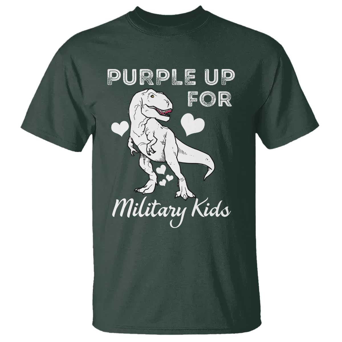 purple-up-for-military-kids-t-shirt-military-child-month-dinosaur