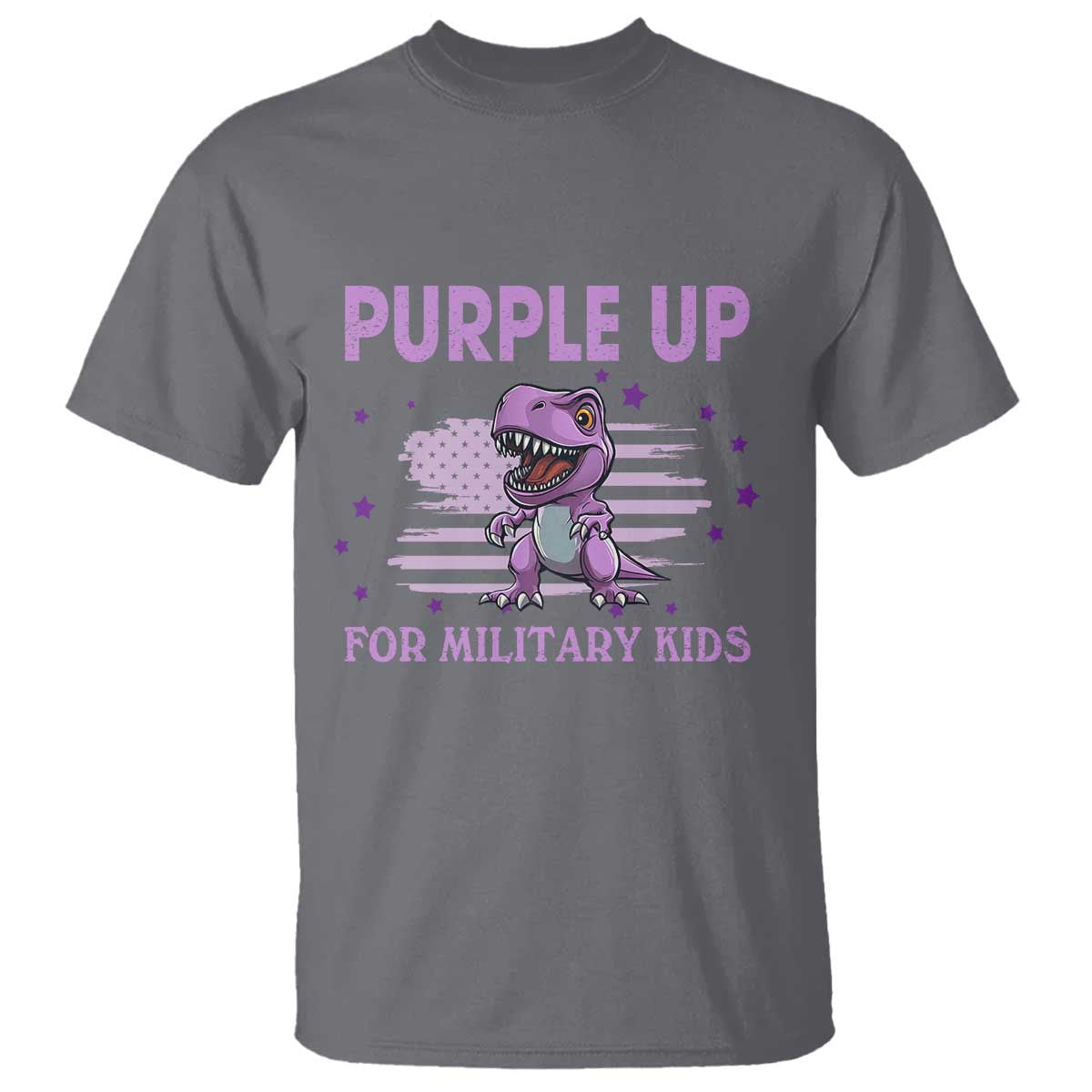 purple-up-for-military-kids-t-shirt-military-child-month-dinosaur-american-flag
