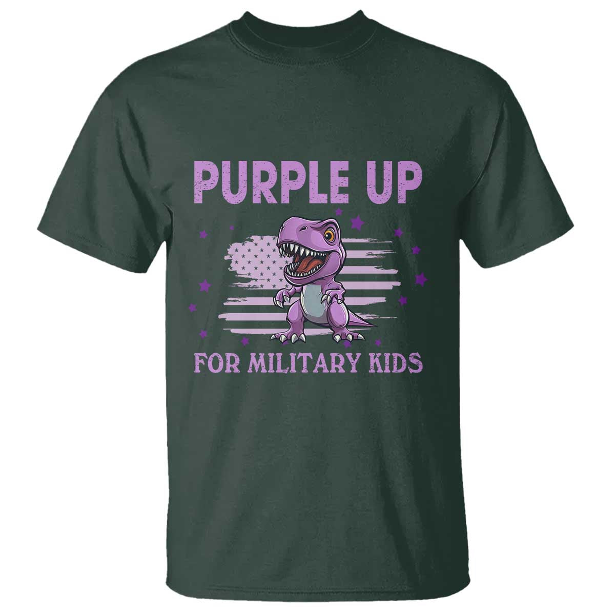 purple-up-for-military-kids-t-shirt-military-child-month-dinosaur-american-flag