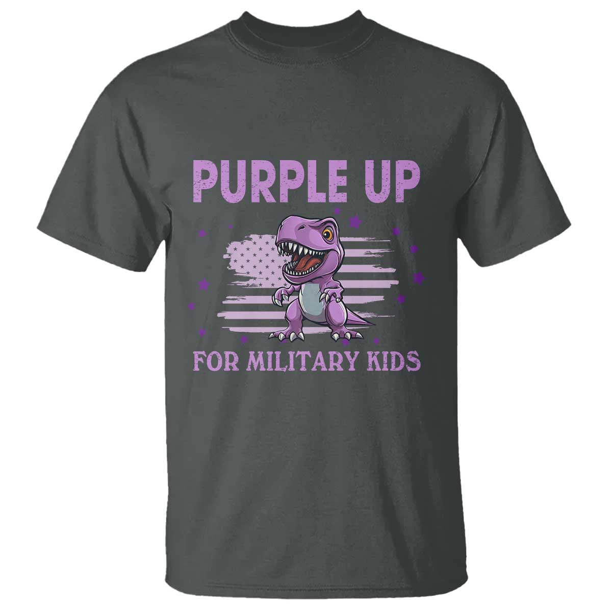 purple-up-for-military-kids-t-shirt-military-child-month-dinosaur-american-flag