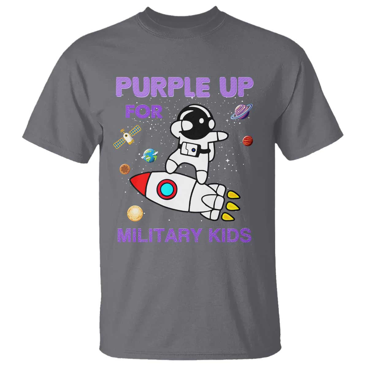 purple-up-for-military-kids-t-shirt-military-child-month-astronaut-outer-space