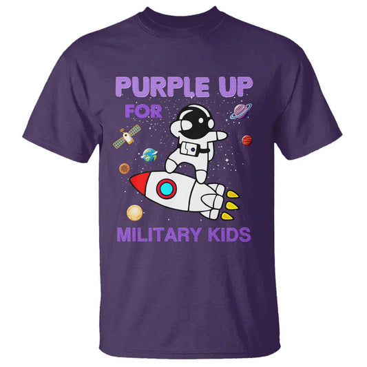 purple-up-for-military-kids-t-shirt-military-child-month-astronaut-outer-space