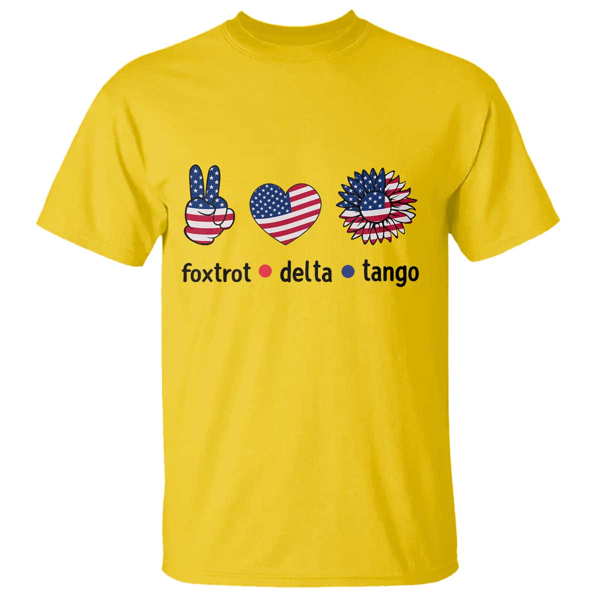 funny-foxtrots-delta-tangos-t-shirt-american-flag-peace-sign-heart-sunflower