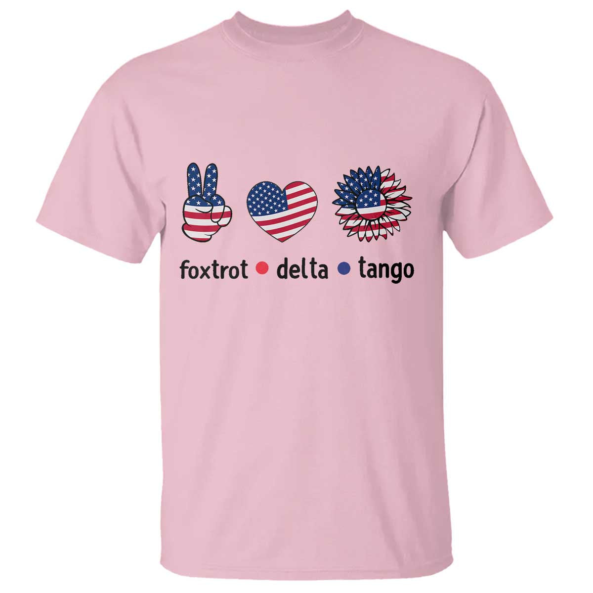 funny-foxtrots-delta-tangos-t-shirt-american-flag-peace-sign-heart-sunflower