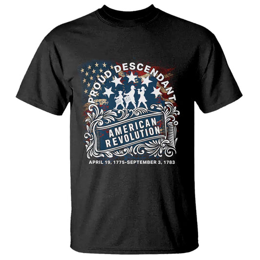 proud-descendant-american-revolution-t-shirt-1775-to-1783-patriotic-heritage