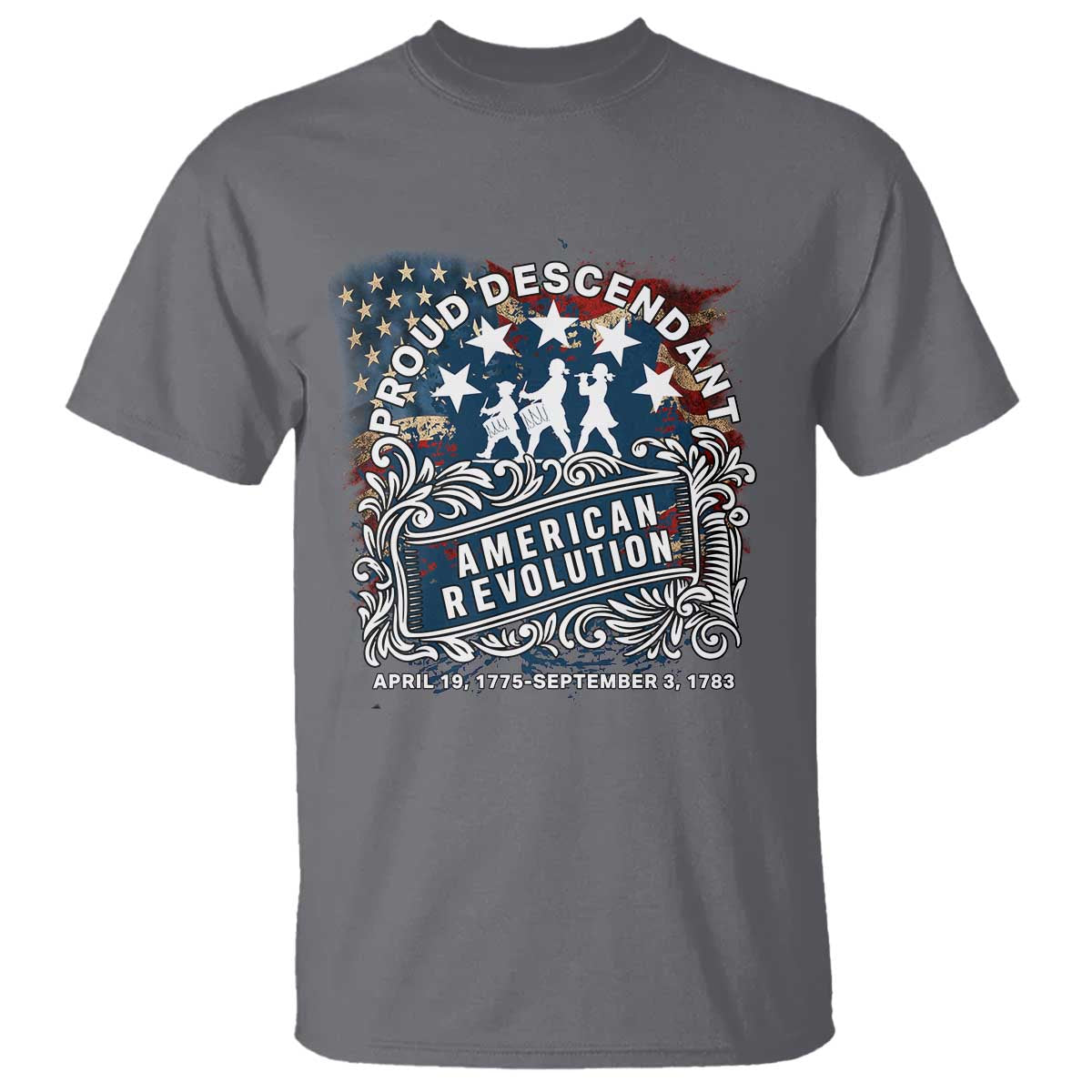 proud-descendant-american-revolution-t-shirt-1775-to-1783-patriotic-heritage
