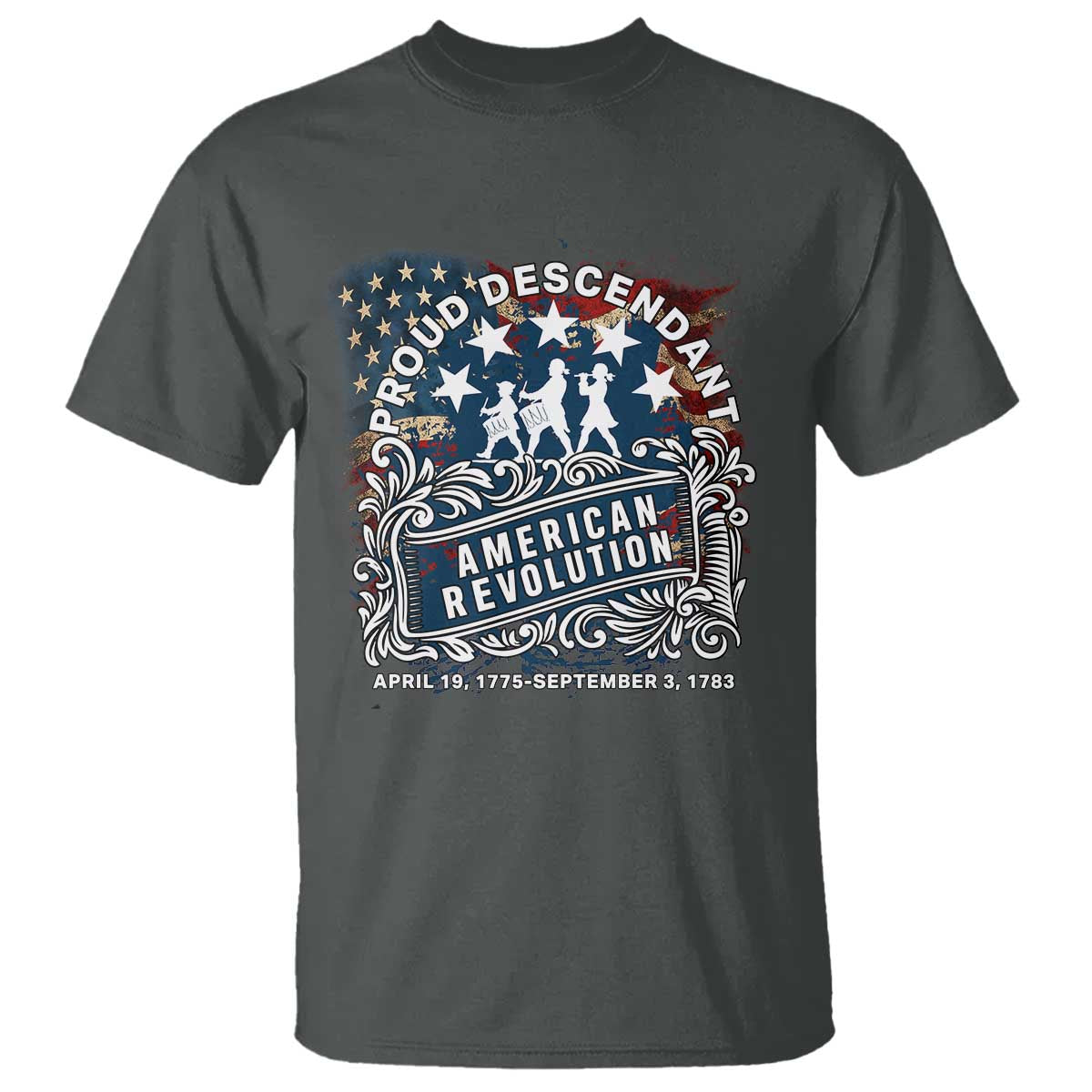 proud-descendant-american-revolution-t-shirt-1775-to-1783-patriotic-heritage