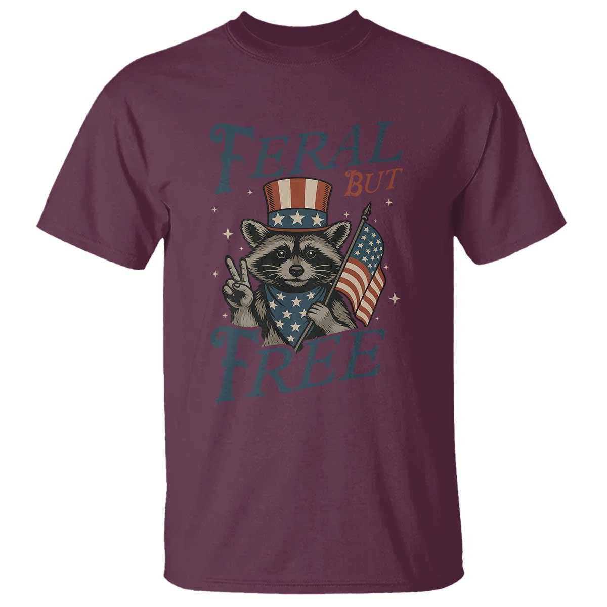 funny-raccoon-patriotic-t-shirt-feral-but-free-4th-of-july-american-flag