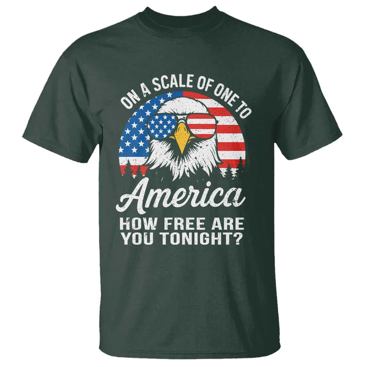 patriotic-bald-eagle-t-shirt-on-a-scale-of-one-to-america-how-free-are-you-tonight
