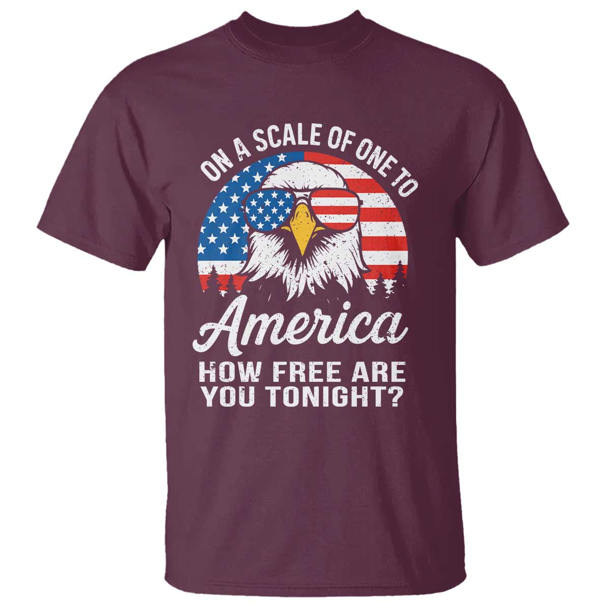 patriotic-bald-eagle-t-shirt-on-a-scale-of-one-to-america-how-free-are-you-tonight