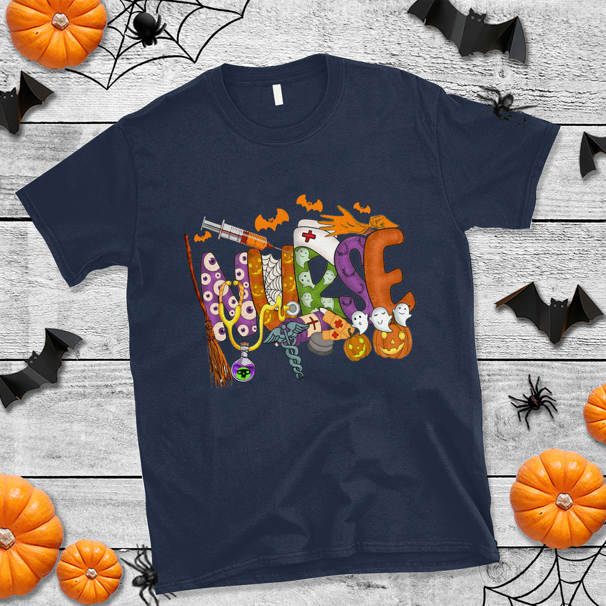halloween-nurse-t-shirt-spooky-season-nurse-witch-ghost-halloween-costume