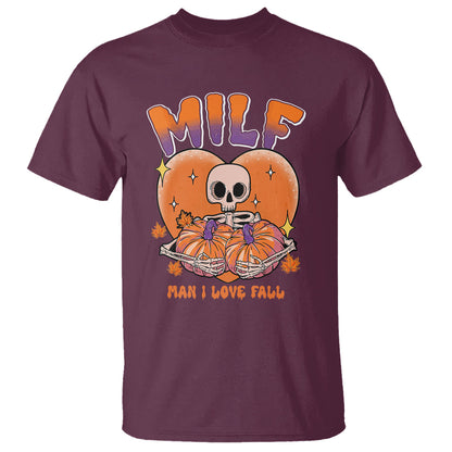 fall-vibes-t-shirt-milf-man-i-love-fall-funny-spooky-skeleton-pumpkin-halloween