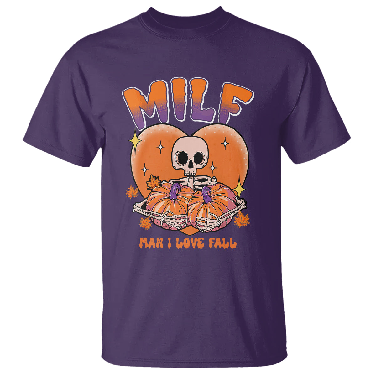 fall-vibes-t-shirt-milf-man-i-love-fall-funny-spooky-skeleton-pumpkin-halloween