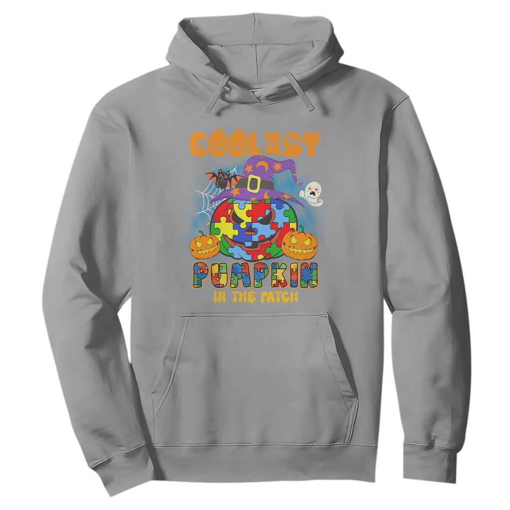Funny Autism Support Coolest Halloween Pumpkin In The Patch Hoodie