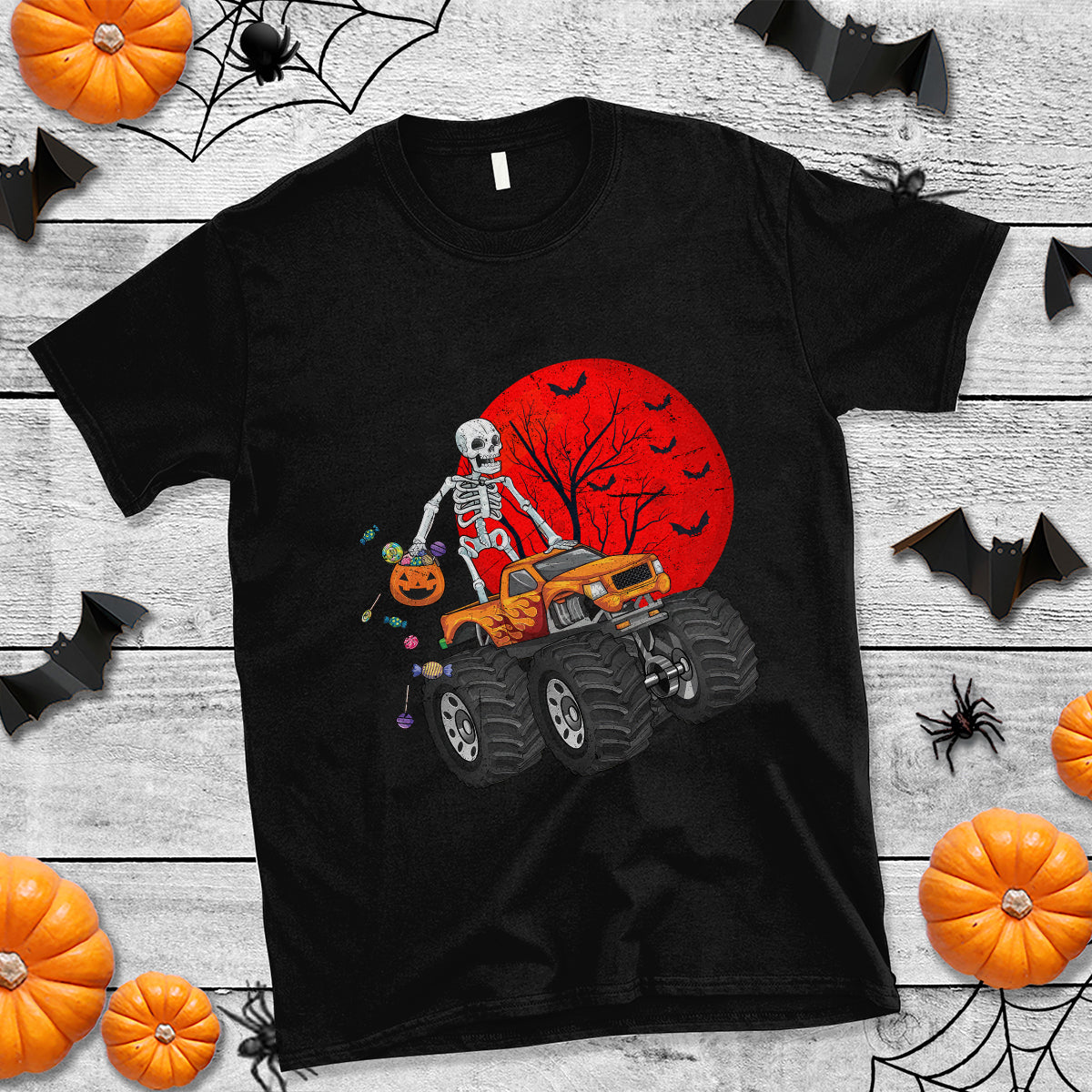 halloween-skeleton-t-shirt-skeleton-riding-monster-truck-candy-funny-scary-pumpkin
