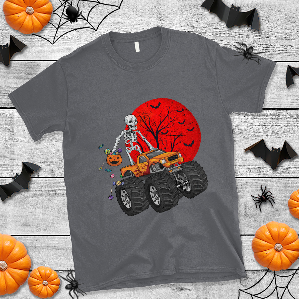 halloween-skeleton-t-shirt-skeleton-riding-monster-truck-candy-funny-scary-pumpkin