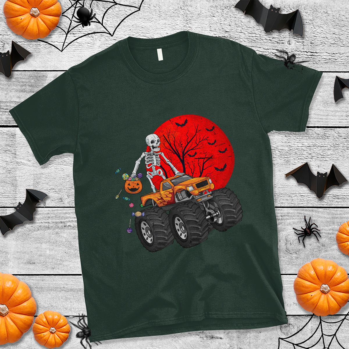 halloween-skeleton-t-shirt-skeleton-riding-monster-truck-candy-funny-scary-pumpkin
