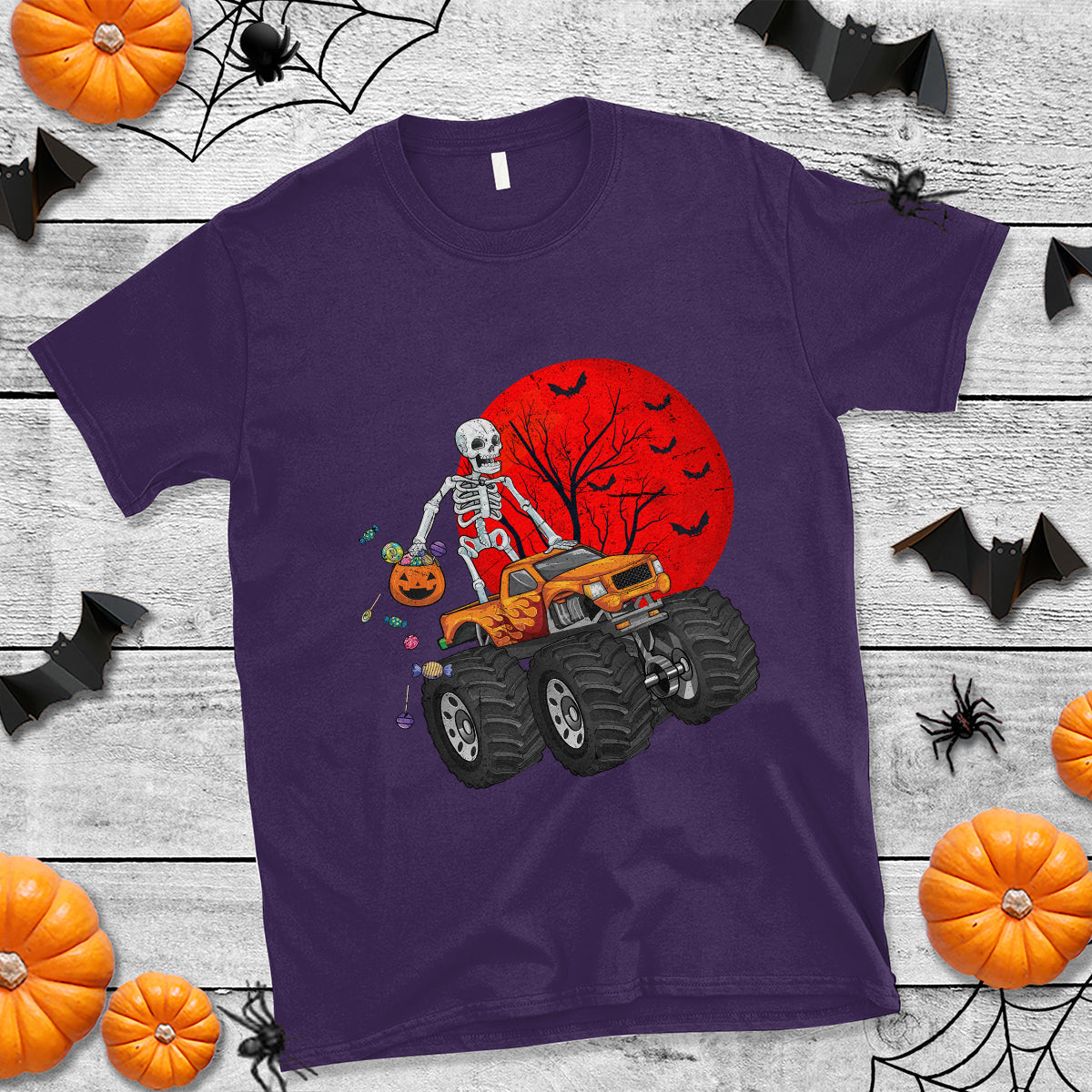 halloween-skeleton-t-shirt-skeleton-riding-monster-truck-candy-funny-scary-pumpkin