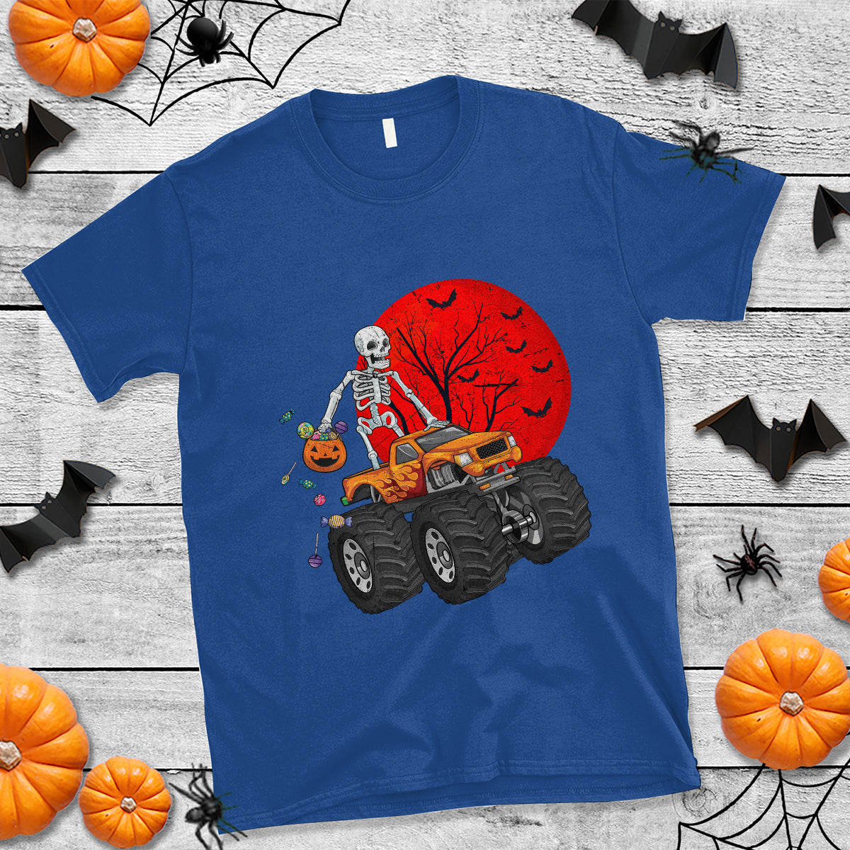halloween-skeleton-t-shirt-skeleton-riding-monster-truck-candy-funny-scary-pumpkin