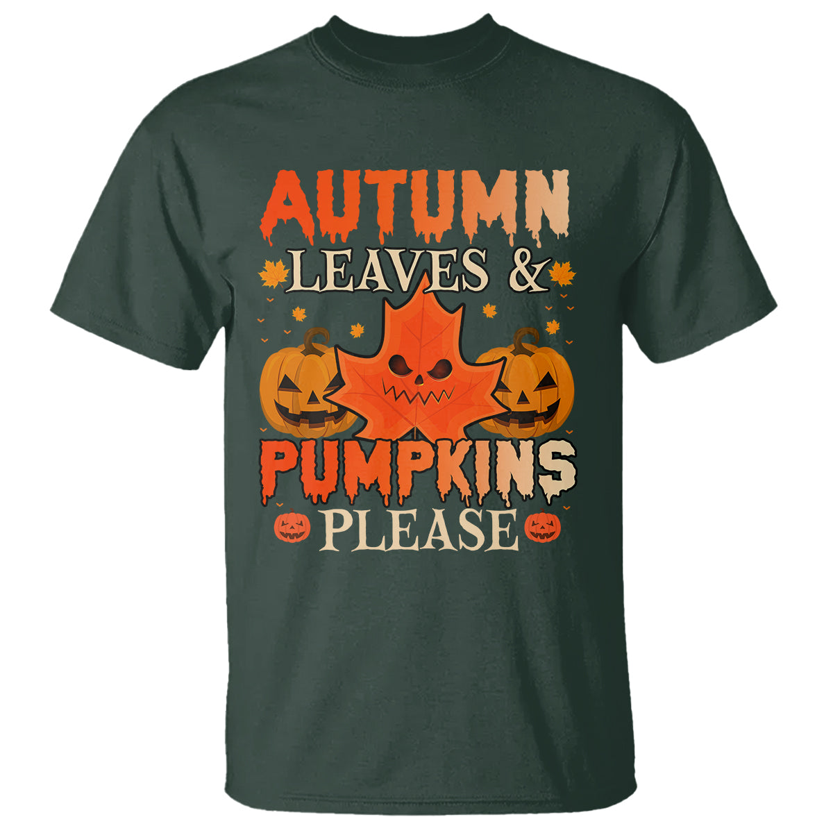fall-vibes-t-shirt-autumn-leaves-and-pumpkin-please-scary-pumpkin-halloween