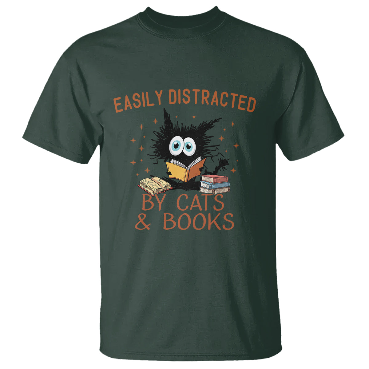 cat-book-lover-t-shirt-easily-distracted-by-cats-and-books-funny-black-cat-meme